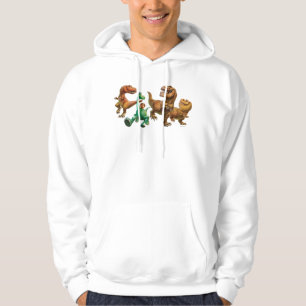 Arlo, Spot, and Ranchers In Field Hoodie