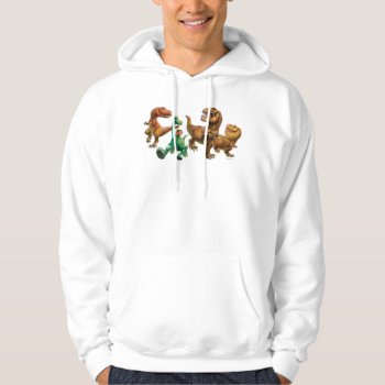 Arlo  Spot  And Ranchers In Field Hoodie by gooddinosaur at Zazzle