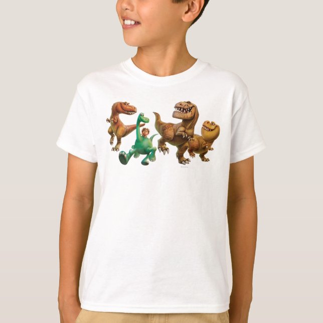 Arlo, Spot, and Ranchers In Field T-Shirt (Front)