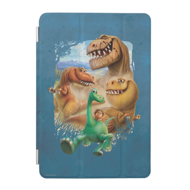 Arlo, Spot, and Ranchers In Forest iPad Mini Cover (Front)