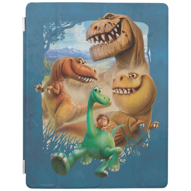 Arlo, Spot, and Ranchers In Forest iPad Smart Cover (Front)