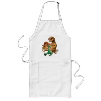 Arlo  Spot  And Ranchers In Forest Long Apron by gooddinosaur at Zazzle