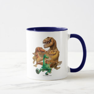 Arlo, Spot, and Ranchers In Forest Mug
