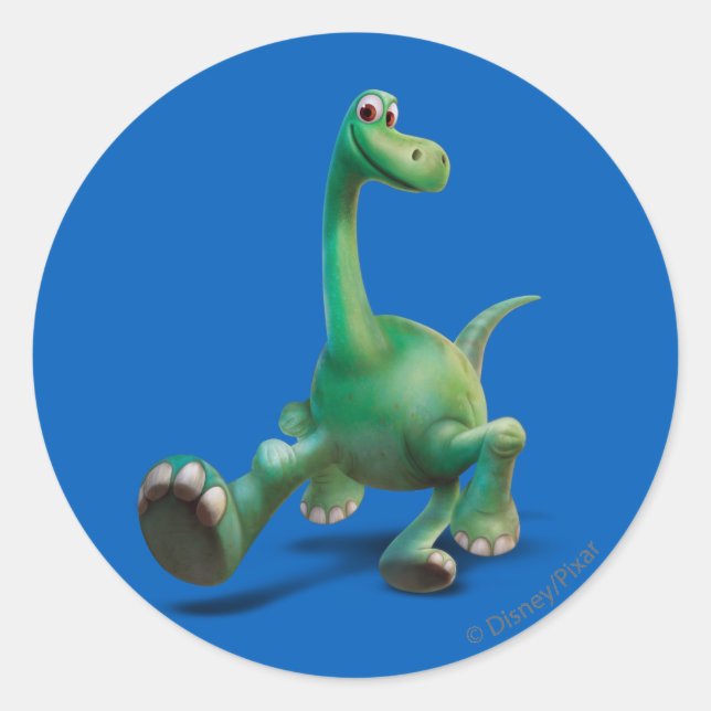 Arlo Walking Forward Classic Round Sticker (Front)