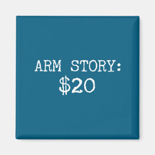 Arm Amputee Funny Gift Humor Missing Limb Quote Magnet