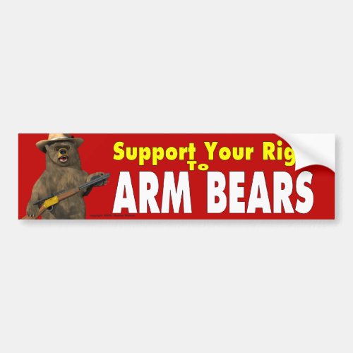 Arm Bears Bumper Sticker