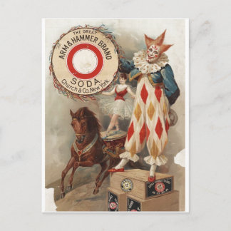 Arm & Hammer Brand Soda Ad Poster 1900 Postcard