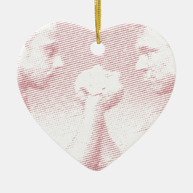 arm wrestling arm force ceramic ornament (Front)