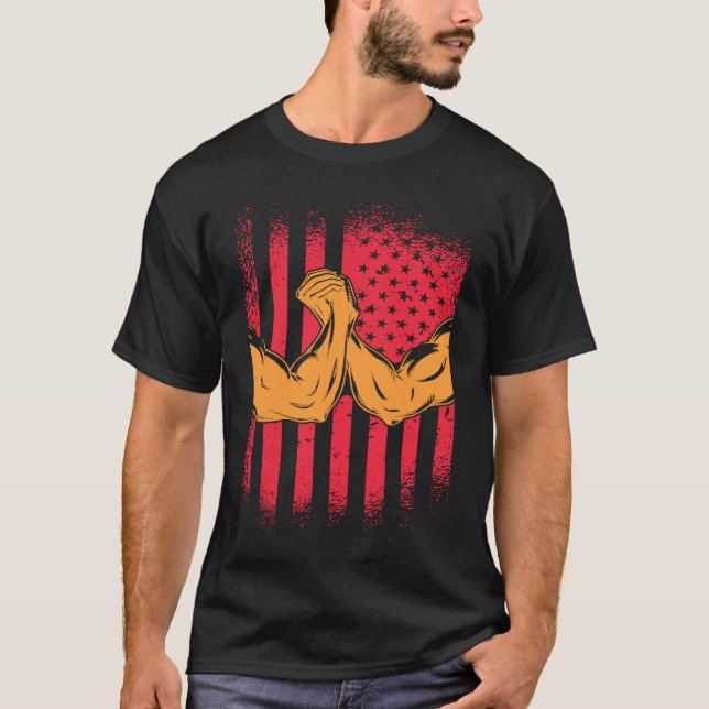 Arm Wrestling Armwrestling Sport Wrist Wrestling P T-Shirt (Front)