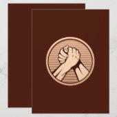 Arm wrestling Bronze (Front/Back)