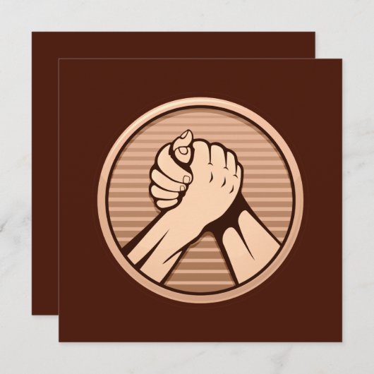 Arm wrestling Bronze (Front/Back)