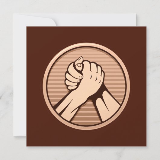 Arm wrestling Bronze (Front)