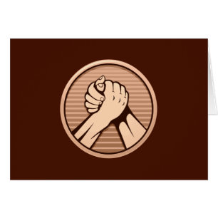 Arm wrestling Bronze Cards