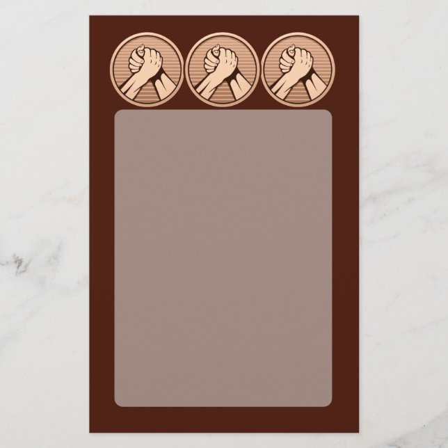 Arm wrestling Bronze Flyer (Front)