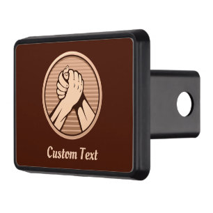 Arm Wrestling Bronze Hitch Cover