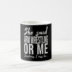 Arm Wrestling funny sports gift Coffee Mug
