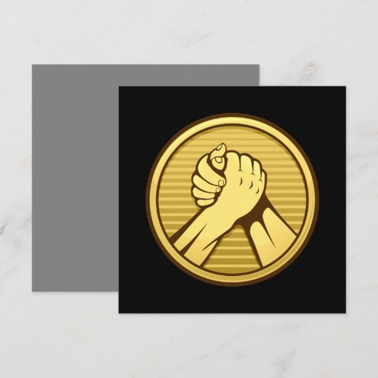 Arm wrestling Gold (Front/Back)