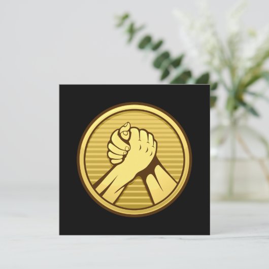 Arm wrestling Gold (Standing Front)