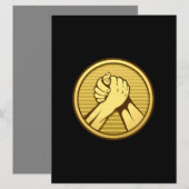 Arm wrestling Gold (Front/Back)