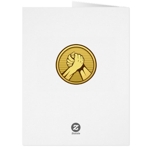 Arm wrestling Gold (Back)