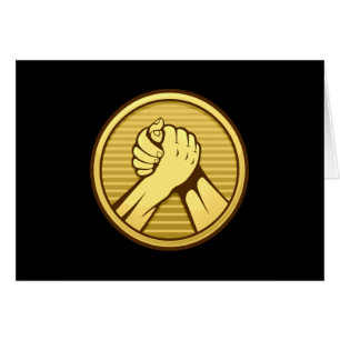 Arm wrestling Gold Cards