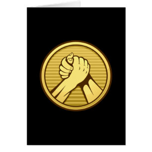 Arm wrestling Gold Cards