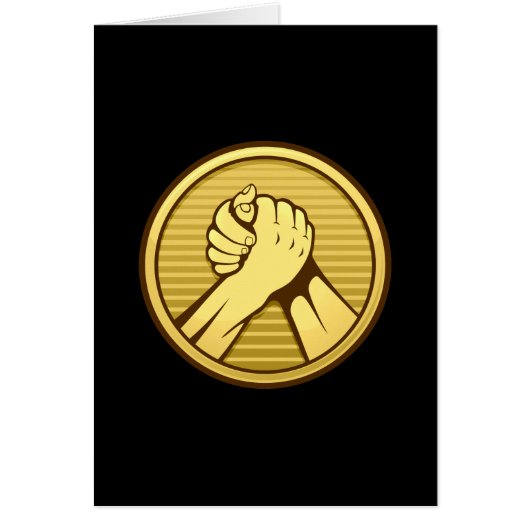 Arm wrestling Gold Cards (Front)