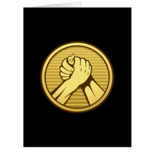 Arm wrestling Gold Cards