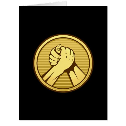 Arm wrestling Gold Cards (Front)