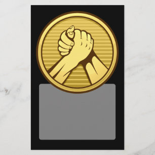 Arm wrestling Gold Flyer