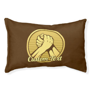 Arm wrestling Gold Pet Bed