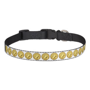 Arm wrestling Gold Pet Collar