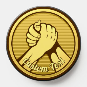 Arm Wrestling Gold PopSocket
