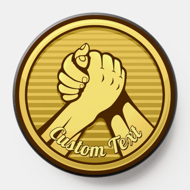 Arm Wrestling Gold PopSocket (Popsocket)