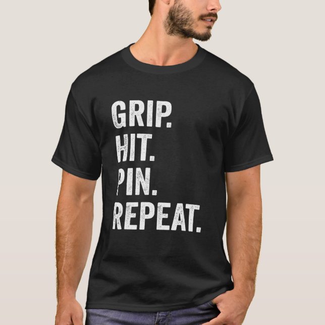 Arm Wrestling & Hand Wrestling Designs For Arm Wre T-Shirt (Front)