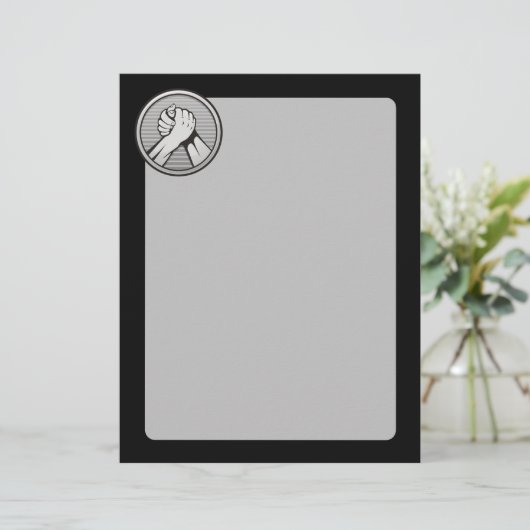 Arm wrestling Silver (Standing Front)