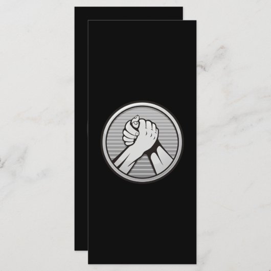 Arm wrestling Silver (Front/Back)