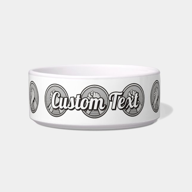 Arm wrestling Silver Bowl (Front)