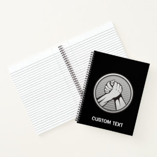 Arm wrestling Silver Notebook