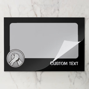 Arm wrestling Silver Paper Pad