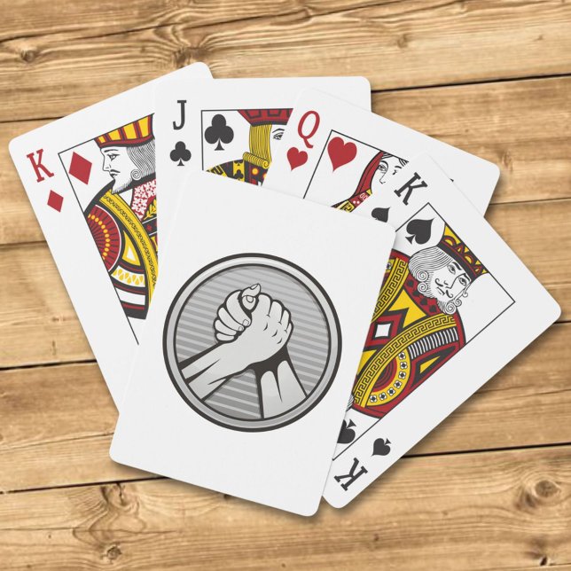 Arm wrestling Silver Poker Cards (Creator Uploaded)