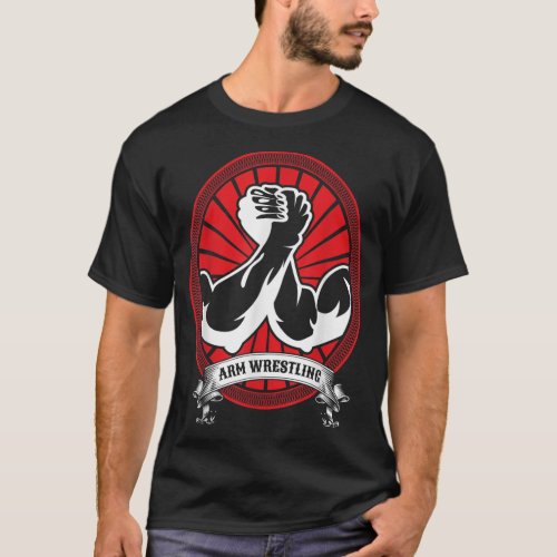 arm wrestling T_Shirt