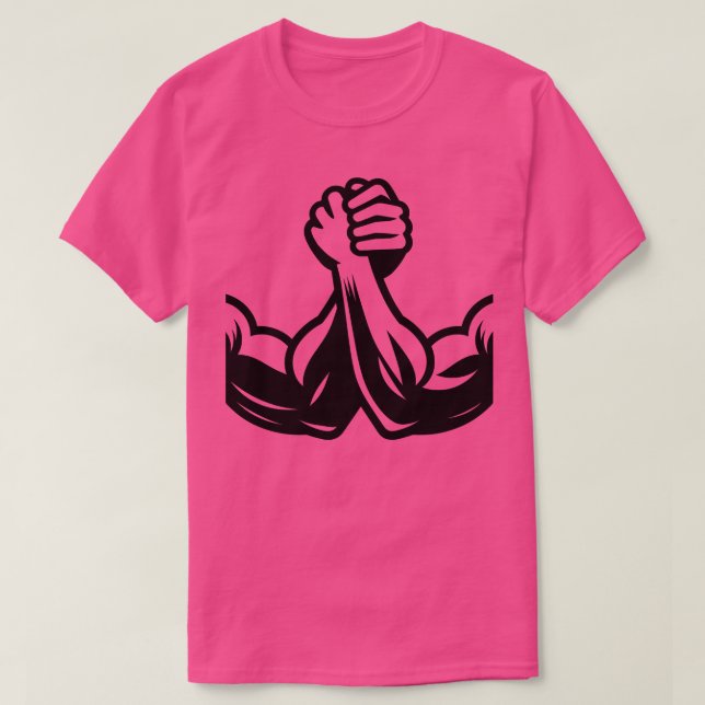 Arm Wrestling T-Shirt (Design Front)