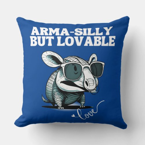 Arma_silly But Lovable Throw Pillow
