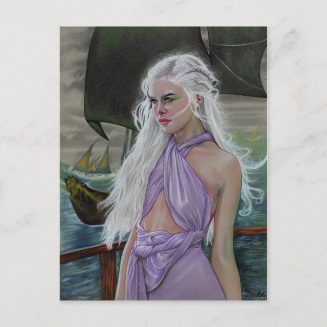 Armada Girl Sailing postcard (Front)