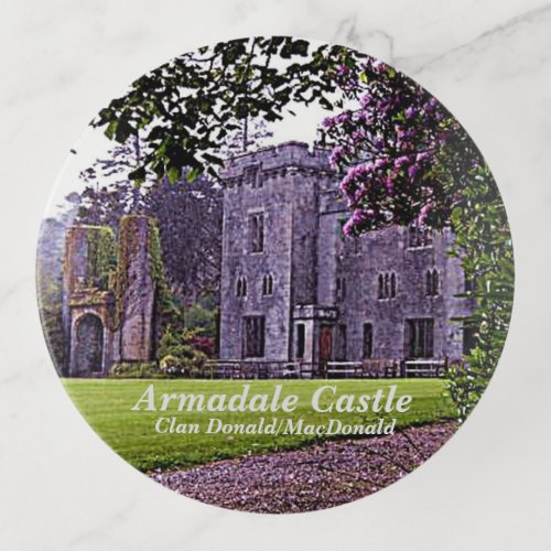 Armadale Castle  Scottish Clan DonaldMacDonald Trinket Tray