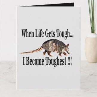 Armadillo Animal Inspirational Greeting