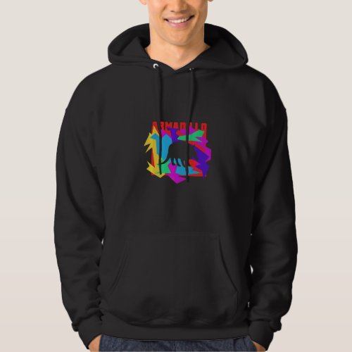 Armadillo Animal Mosaik Puzzle Hoodie