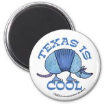 Armadillo Blue-texas Is Cool Magnet at Zazzle