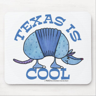 Armadillo Blue-Texas is Cool Mouse Pad